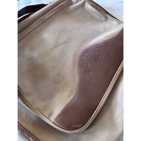 Vtg Ghurka Marley Hodgson #83 The Packet Canvas & Leather Garment Bag 1988 K 198 - Picture 16 of 16